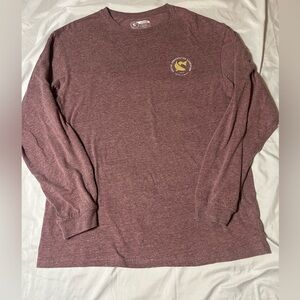 Men’s Long Sleeve Tshirt Coastal Conservation Association Long Sleeve Maroon  L